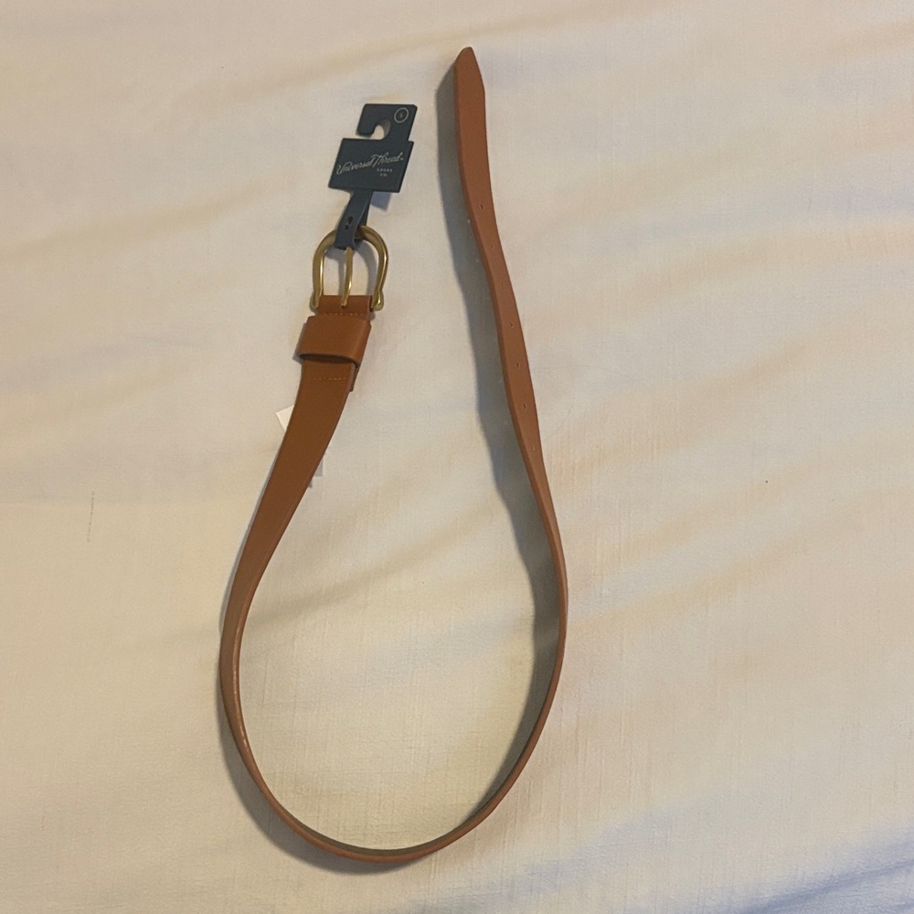 Brown Faux Leather Belt NWT
